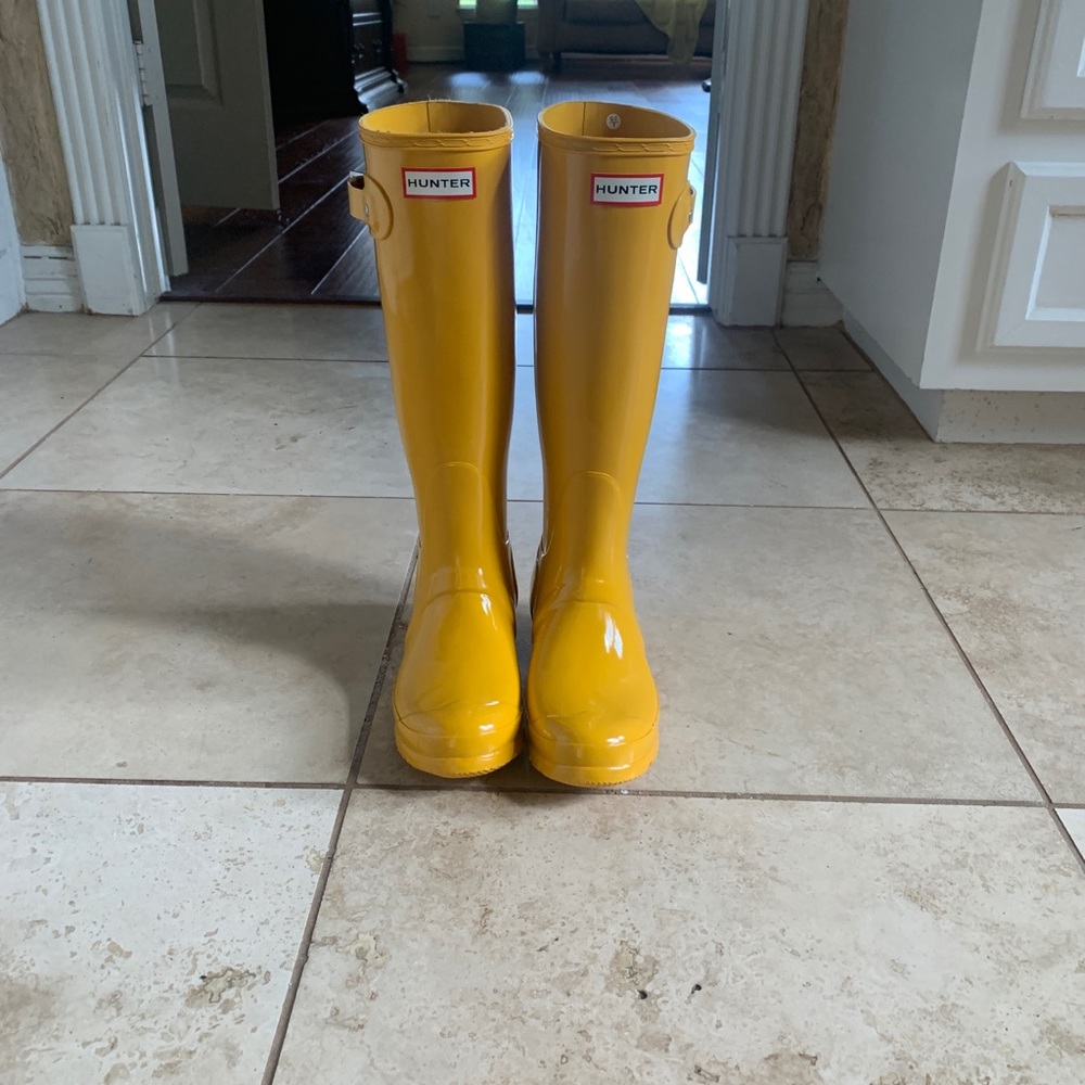 Hunter Boots Tall Glassy Original